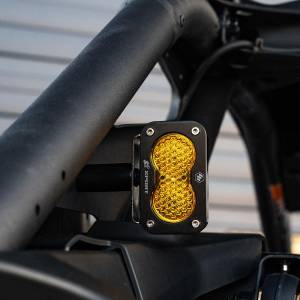 Baja Designs - Baja Designs S2 Sport Chase Light Kit for Can-Am (2024-25) Maverick R, Work/Scene Light Pattern, Baja Amber Lens - Image 2