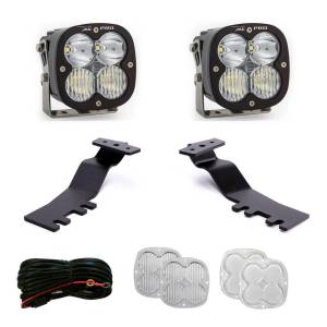 Baja Designs XL Pro A-Pillar Kit for Toyota (2025) 4Runner, Driving/Combo Light Pattern, Clear Lens, Toggle Wiring