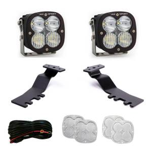 Baja Designs XL Sport A-Pillar Kit for Toyota (2025) 4 Runner, Driving/Combo Light Pattern, Clear Lens, Toggle Wiring