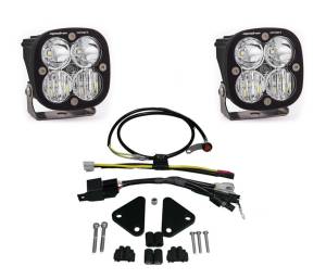Baja Designs Squadron Sport Headlight Kit for BMW (2008-12) F800GS (Driving/Combo Light Pattern, Clear Lens)