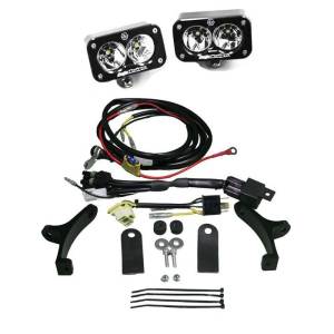 Baja Designs Squadron Sport Side Headlight Kit for Suzuki (2004-11) V-Strom DL650/A; (2002-12) V-Strom DL1000, (Multi-Pattern Light Pattern, Clear Lens)