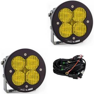 Baja Designs XL-R 80 LED Auxiliary Light Pod Pair - Universal (Wide Cornering Light Pattern, Baja Amber Lens)