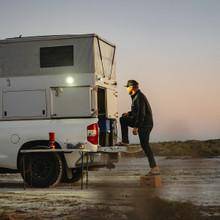 Baja Designs - Baja Designs Squadron Pro Black Angle Mount LED Auxiliary Light Pod - Universal, Work/Scene Light Pattern, Clear Lens - Image 3