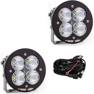 Baja Designs XL-R Racer Edition LED Auxiliary Light Pod Pair - Universal (Racer Spot Light Pattern, Clear Lens)