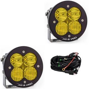 Baja Designs XL-R Pro LED Auxiliary Light Pod Pair - Universal (Driving/Combo Light Pattern, Baja Amber Lens)