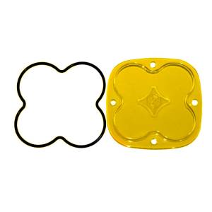 Baja Designs Squadron Light Pod Lens Kit - Universal (Spot Light Pattern, Baja Amber Lens)