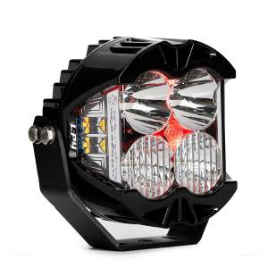Baja Designs LP4 Pro LED Auxiliary Light Pod Light Pattern Driving/Combo, Clear Lens, Red Backlight - Universal
