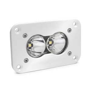 Baja Designs S2 Pro White Flush Mount LED Auxiliary Light Pod - Universal, Work/Scene Light Pattern, Clear Lens