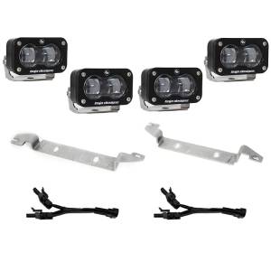 Baja Designs S2 SAE OEM Fog Light Replacement Kit for Toyota (2022-25) Tundra, Clear Lens