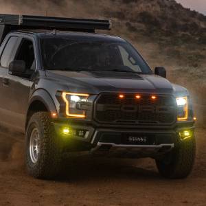 Baja Designs - Baja Designs Squadron/S2 SAE “Pro” Fog Pocket Light Kit for Ford (2017-20) F-150 Raptor, Baja Amber Lens - Image 2