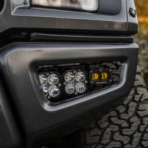 Baja Designs - Baja Designs Squadron/S2 SAE “Pro” Fog Pocket Light Kit for Ford (2017-20) F-150 Raptor, Baja Amber Lens - Image 3