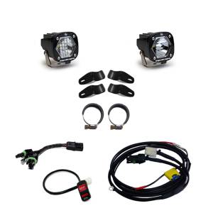 Baja Designs Moto S1 Auxiliary Light Kit - Universal, Multi-Pattern Light Pattern, Clear Lens, Universal Battery