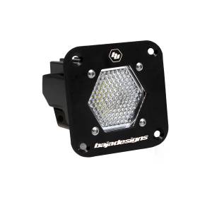 Baja Designs S1 LED Auxiliary Light Pod, Flush Mount, Black, Work/Scene Light Pattern, Clear Lens - Universal