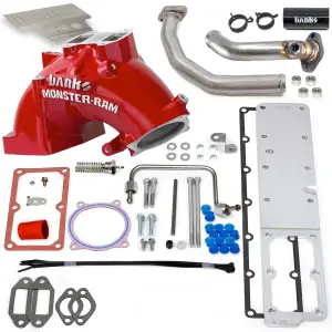 Banks Power - Banks Monster-Ram Intake and Killer Grid Heater Upgrade for Ram (2007.5-12) 6.7L Cummins 3500-5500 Cab & Chassis, Red - Image 2