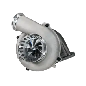 KC Turbos - KC Turbos TP38r "Tiger Turbo" Dual Ball Bearing Turbo for Ford (1994-98) 7.3L Power Stroke OBS, Stage 2 (.84 A/R, Metal 3.5", Jet Black) - Image 1