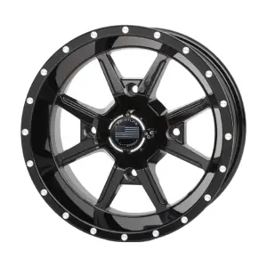 Frontline Tires - Frontline All Terrain 556, Machined Black, UTV Wheels - 14" wheels (4/137) 5+2 Offset, +10mm - Image 2