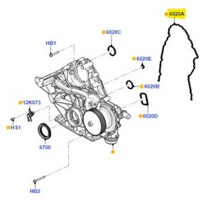 Ford Genuine Parts - Ford Motorcraft Timing Cover Gasket (2011-22) 6.7L Powerstroke - Image 4