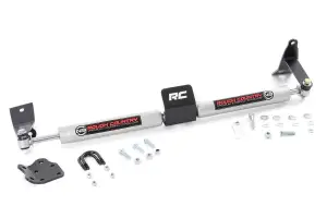 Rough Country Dual Steering Stabilizer Kit for Dodge (2003-12) 2500 & (03-13) 3500, 4wd w/ 2-8" Lift