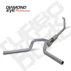 Diamond Eye Performance - Diamond Eye 4" Turbo Back Exhaust for Ford (1999-03) F250 & F350, 7.3L Power Stroke, Dual, Aluminized w/Auto-Trans/NON Catalyst Model - Image 2