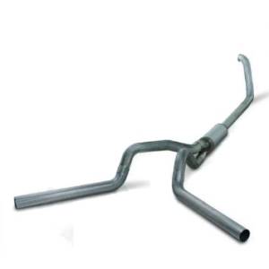 Diamond Eye 4" Turbo Back Exhaust for Ford (1999-03) F250 & F350, 7.3L Power Stroke, Dual, Aluminized w/Auto-Trans/NON Catalyst Model