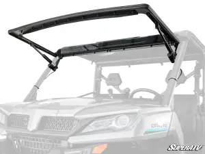 SuperATV Maxdrive Power Flip Windshield for CFMoto (2019-20) Uforce 1000