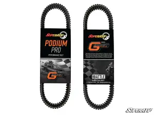 SuperATV Heavy-Duty CVT Drive Belt for Polaris (2017-26) RZR (OEM# 3211202) Podium Pro