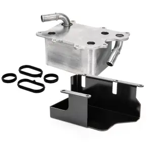 Bullet Proof Diesel Heavy Duty Oil Cooler Upgrade for Ford (2011-19) 6.7L Diesel, with Gaskets and Rock Shield