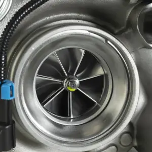 Industrial Injection - Industrial Injection HE351 XR2 Series 63MM Billet Upgrade Turbo 64MM TWSA for Ram (2004.5-07) 5.9L Cummins (Polished) - Image 2