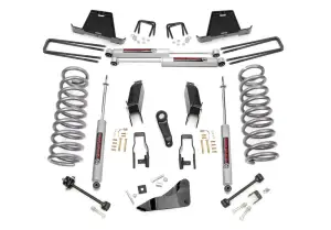 Rough Country Lift Kit for Dodge (2003-07) 2500/3500 5.9L Diesel 4x4, 5" w/ Premium N3 Shocks