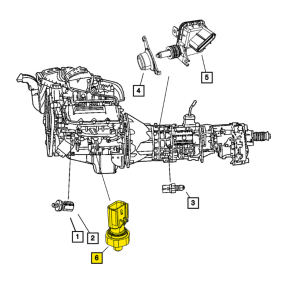 Mopar - Mopar Oil Pressure Sensor, Dodge/Ram (2002-10) & (25-26) 2500/3500 5.9L & 6.7L Cummins - Image 3