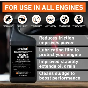 Archoil - Archoil AR9100, Friction Modifier Oil Additive (2) 16oz - Image 2
