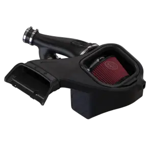 S&B - S&B Cold Air Intake for Ford (2021-25) 3.5L F-150 Powerboost, Cotton Cleanable (Red) - Image 1