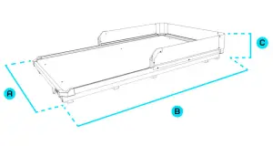 Decked - DECKED CargoGlide Truck Bed Slide for Full-Size Truck or Cargo Van - 2,200 LB capacity - 73" L x 48" W - 100% Extension (6 FT 4Inch - 6 Ft 7 Inch Bed) - Image 8
