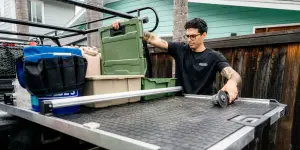 Decked - DECKED CargoGlide Crossbars and Dividers, Cross Bar for 41" wide CargoGlide 2.0 - one (1) Cross Bar, one (1) Footer Kit (5 Ft 1 Inch Bed Length) - Image 3