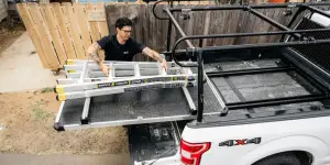 Decked - DECKED CargoGlide Double Cross Bar for 41" wide CargoGlide 2.0 - two (2) Cross Bars, two (2) footer kits (5 FT 1 Inch Bed Length) - Image 3