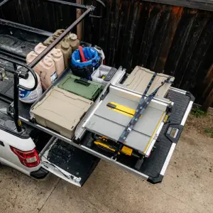 Decked - DECKED CargoGlide Double Tray Divider for 41" wide CargoGlide 2.0 - two (2) Tray Dividers, two (2) Cross Bars, two (2) footer kits, two (2) hardware kits (5 Ft 1 Inch Bed Length) - Image 4