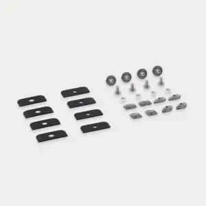 DECKED D-co Case Mounting Kit for CargoGlide - Hardware Kit for Drilled Installation of D-co Cases to CargoGlide