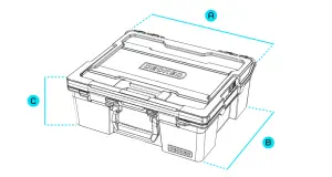Decked - DECKED Halfrack 32 - D-co Case - includes one (1) D-Co tray - Ranger Green w/ Black Latches - Image 5