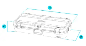 Decked - DECKED Honcho 80 - D-co Case - Includes two (2) dividers and one (1) Integrated Lock - Ranger Green w/ Black Latches - Image 3
