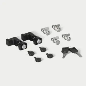 DECKED Lock Set - six (6) with two (2) Matching Keys for vX & vY Drawers and Stash Bins