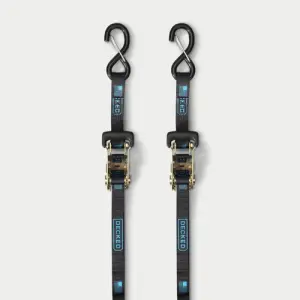 Decked - DECKED Rachet Straps - Standard Ratchet Straps w/ DECKED Logo - one (1) set of two (2) - Black - Image 4