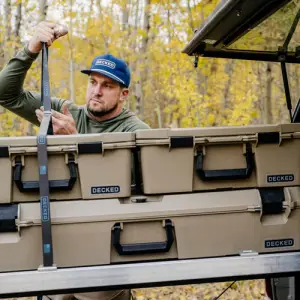 Decked - DECKED Cam Straps - Standard Rafting Straps w/ DECKED Logo - one (1) set of two (2) - Black - Image 5