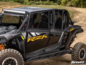 SuperATV - SuperATV Hard Cab Enclosure Doors for Polaris (2024-26) RZR XP 4 (Standard Polycarbonate - Clear Windshield) - Image 3