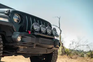 DV8 Offroad - DV8 Offroad Push Bar for Mopar Rubicon Steel Bumper for Jeep (2018-25) Wrangler JL - Image 10