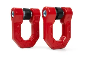 DV8 Offroad - DV8 Offroad Elite Series 3/4" D-Ring Shackles | Pair (Red) - Image 10