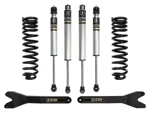 ICON 2.5" Lift, Stage 1 Suspension System w/ Radius Arms for Ford (2023-25) F-250/F-350 4WD, Diesel
