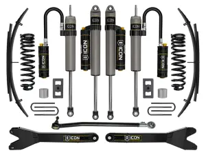 ICON 2.5" Lift, Stage 4 Suspension System w/ Radius Arms and Expansion Packs for Ford (2023-25) F-250/F-350 Super Duty 4WD, Gas