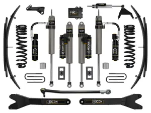 ICON 2.5" Lift, Stage 6 Suspension System w/ Radius Arms and Expansion Packs for Ford (2023-25) F-250/F-350 Super Duty 4WD, Diesel