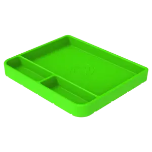 S&B Silicone Tool Tray, Flexible, Lime Green, Medium