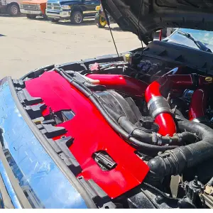 Blessed Performance - Blessed Performance HD Aluminum Air Deflector for Ford (2011-16) F-250/F-350/F-450/F-550 6.4L Power Stroke (Raw) - Image 3